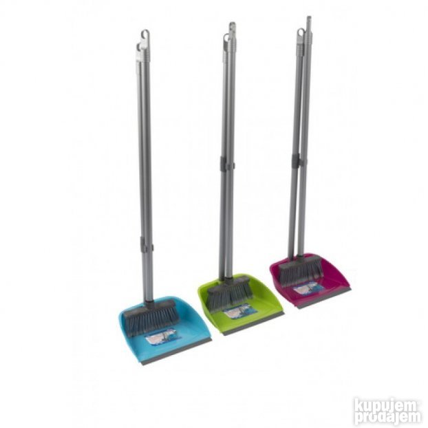 Set za čišćenje Metla+Đubrovnik green