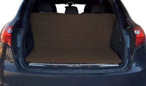 Reverzibilni prekrivač za aut. 130x140cm, braon/krem