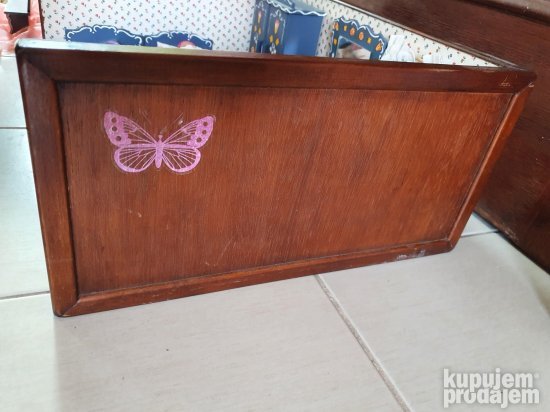 Drvena igračka-spavaća soba