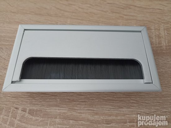 Rozetna za kablove Dauer aluminijum-okov za namestaj
