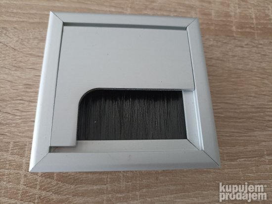 Rozetna za kablove Dauer aluminijum-okov za namestaj