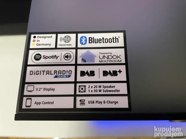 Hama DIR3600 WiFi Internet Radio, Bluetoth,Spotifay,DAB+