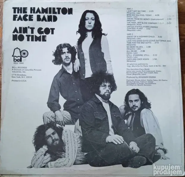 The Hamilton Face Band-Aint Got no Time USA LP (1970)