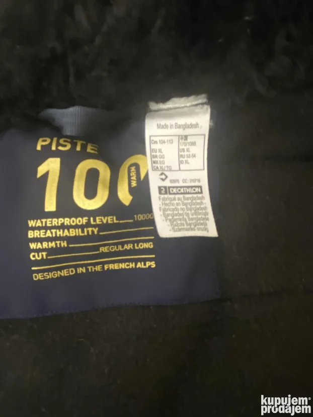 Ski jakna 44 velicina teget Wegze