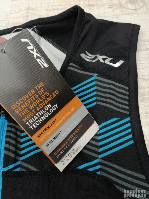 2XU Activ TRI SINGLET dres za triatlon veličina L