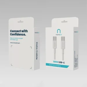 Kabel Nanobit NB202 Type-C na Type-C 100W 1m