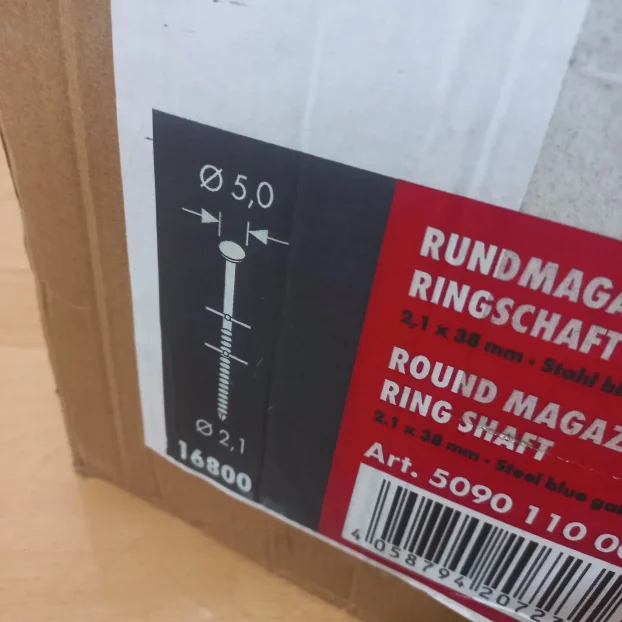 Wurth ekseri za pištolje 2.1mm x 38mm