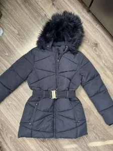 Teget zimska jakna za devojčice