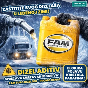 Fam EURO DIZEL 100 Aditiv za gorivo
