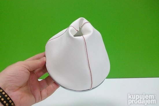 FIAT 500 - NOVI FIĆA kožica menjača+hrom ram =KOMPLET - Novo