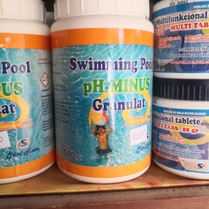 PH minus, granulat za bazen 1500 grama