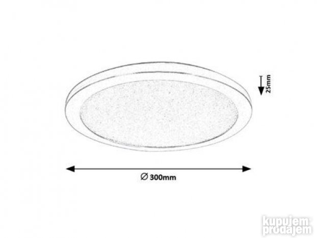 Plafonjera led Jeremy 18w Rabalux