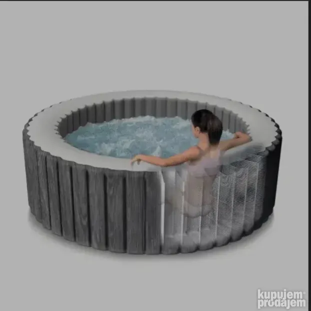 INTEX 2025 Greywood Deluxe Round Bubble SPA za 6 osoba