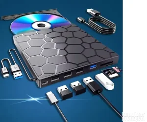 Eksterni cd čitač i snimač 7 In 1, usb 3.0