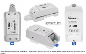 Sonoff DR nosac za din Sinu razvodni orman