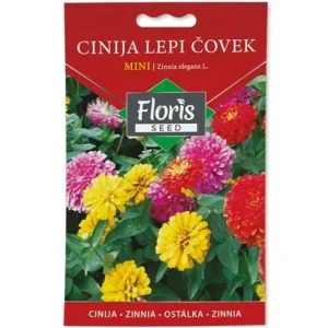 Cveće Cinija lepi čovek mini seme 0.5g - 10kom. FLORIS