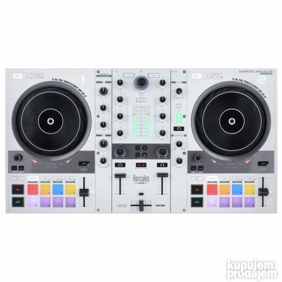 Hercules DJ Inpulse 500 WH Stand Bundle DJ Kontroler