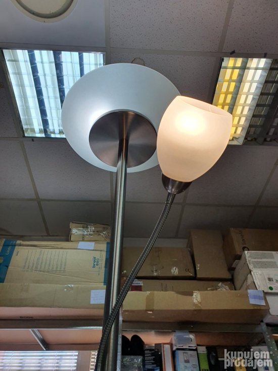 Podna Lampa Metal- Staklo 2x E27-1x E14 A+ - Reality Gerry
