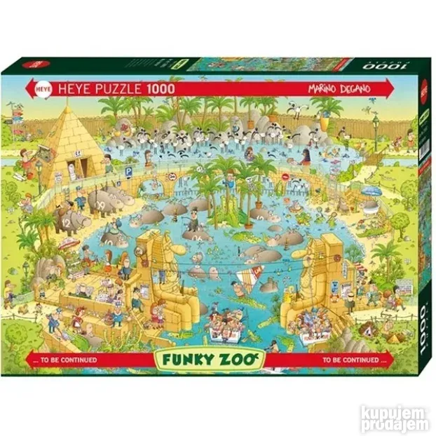 Heye puzzle 1000 pcs Degano Fanky Zoo Egyp Nile 29693