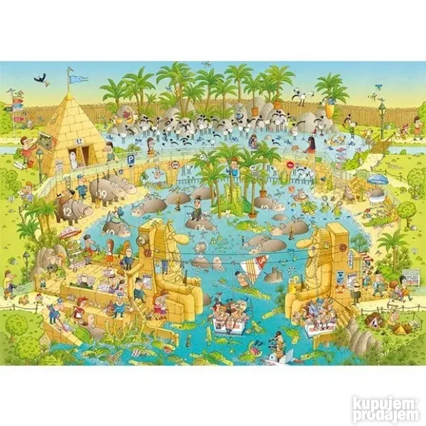 Heye puzzle 1000 pcs Degano Fanky Zoo Egyp Nile 29693