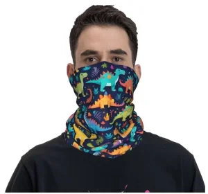 Bandana Marama Dino Cartoon Dinosaur Šal Potkapa Maska Kapa
