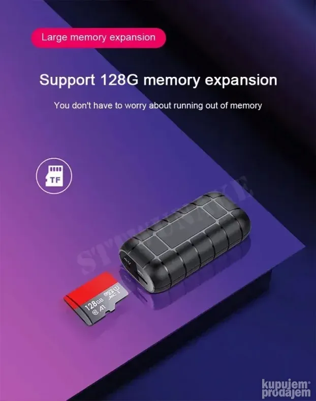 Mini Bubica Prisluskivac PRO S22 8GB Mini Diktafon Snimac