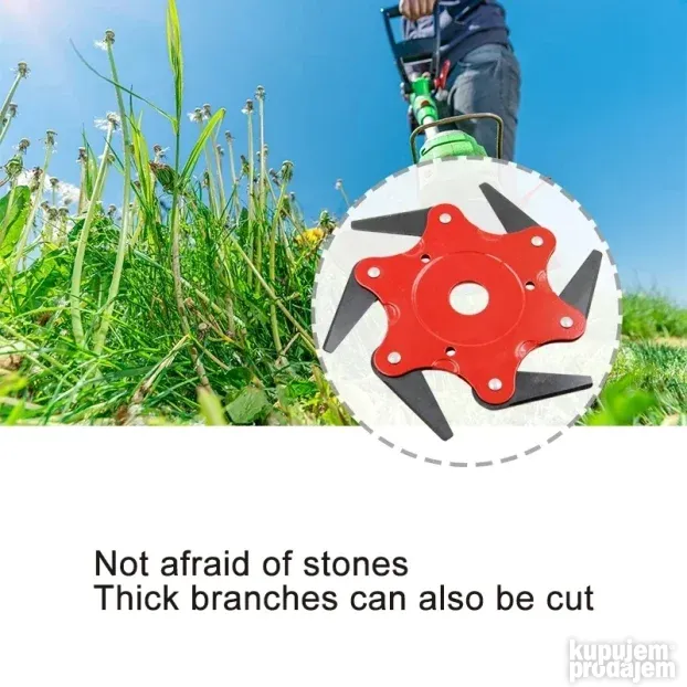 Šestougaoni čelični nož za trimer