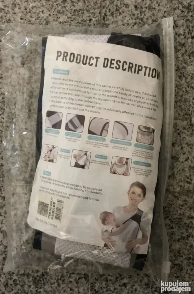 Nosiljka za bebe Kengur nosiljka za bebe Sling nosiljka
