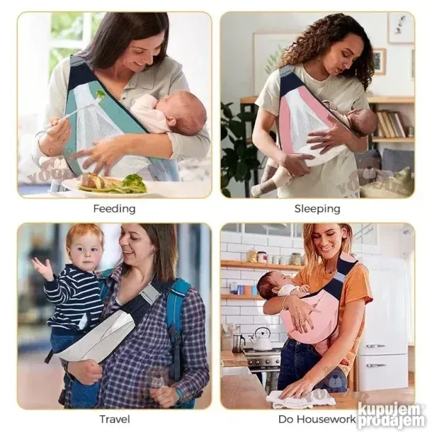 Nosiljka za bebe Kengur nosiljka za bebe Sling nosiljka