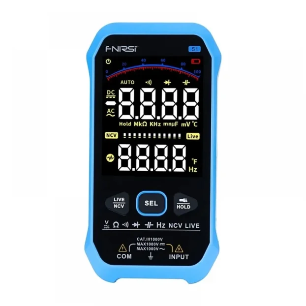 FNIRSI S1 Large Screen Digital Display Smart Multimeter - KupujemProdajem