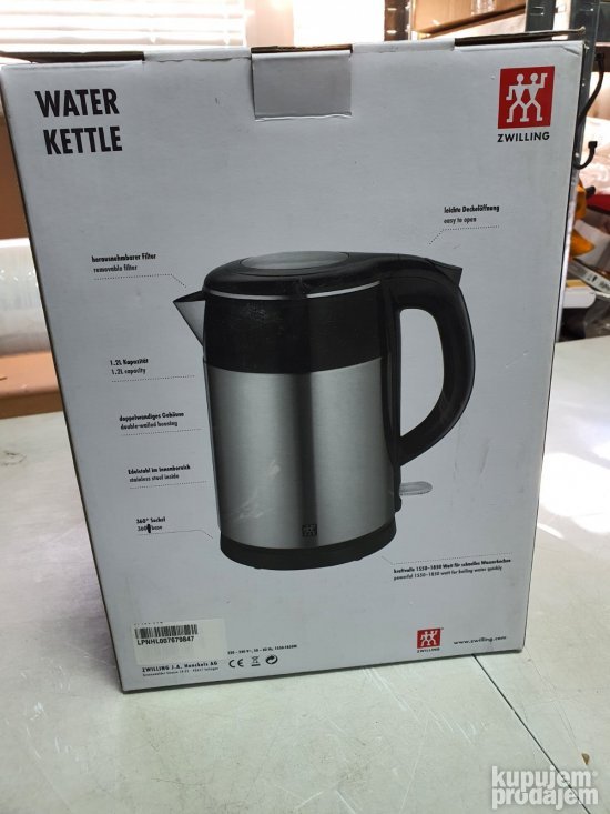 Kuvalo za vodu ketler - Zwilling 1.2L
