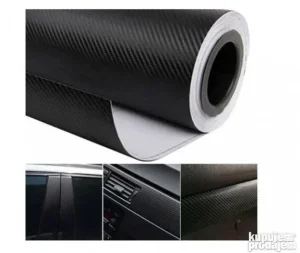 Folija karbon crna 127cm