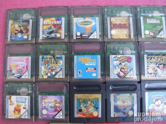 Igre za Game Boy Color ORIGINAL+GARANCIJA+POKLON