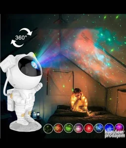 Zvezdano nebo Galaxy projektor Astronaut veci i manji