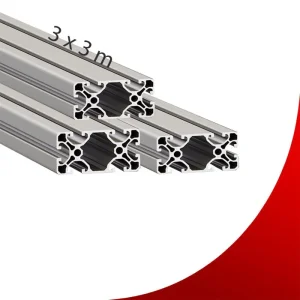 Aluminijumski profil CLAK 40x80x3000mmLT-SET