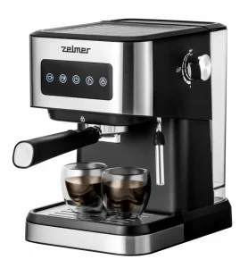 ZLMER ZCM6255 Milano Coffee Maker 1050W 1.5L Silver/Black