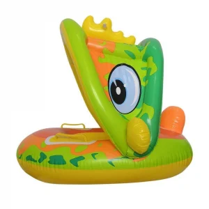 Baby Float Žaba - Šlauf dubak sa zaštitom od sunca