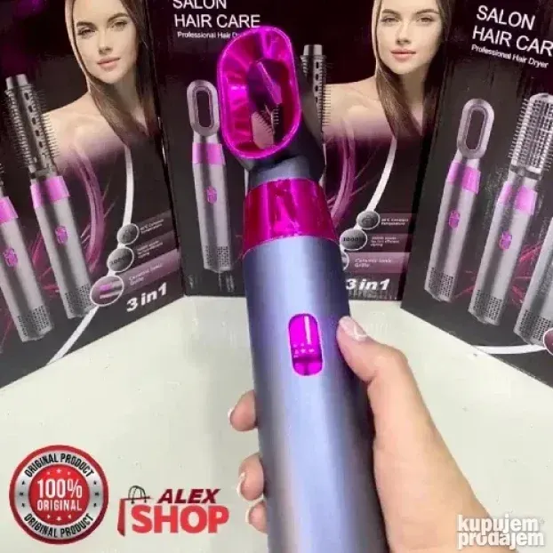 Multistajler Remington 5u1 fen za kosu pegla i četka