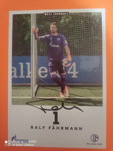 Autogram Ralf Fahrmann fudbal