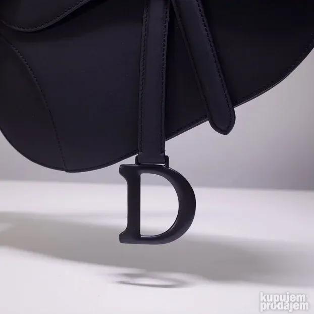 Christian Dior Saddle Bag all black - t.me/edluxuryladies