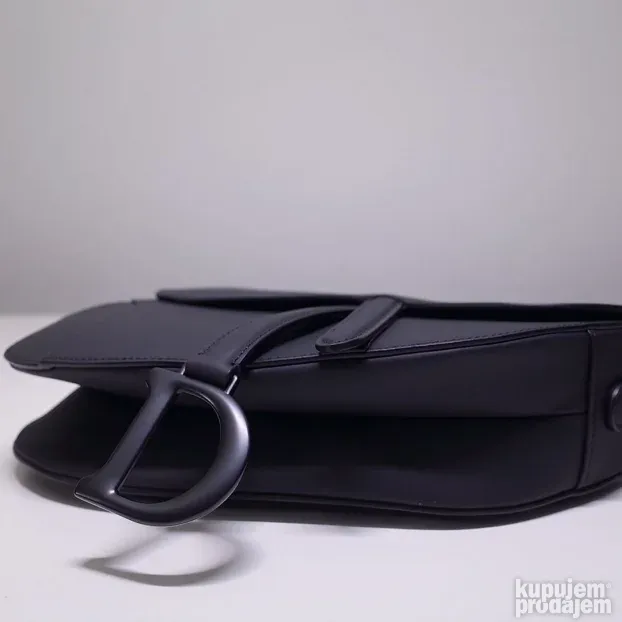 Christian Dior Saddle Bag all black - t.me/edluxuryladies