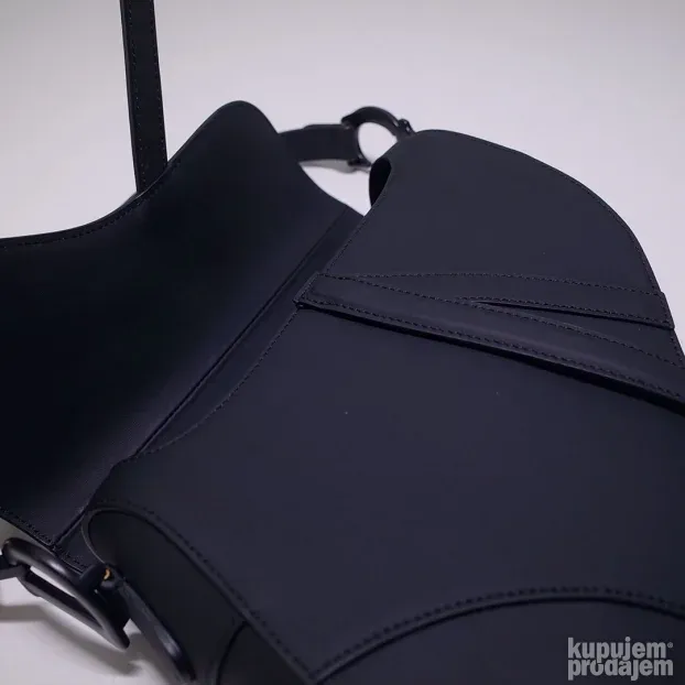 Christian Dior Saddle Bag all black - t.me/edluxuryladies