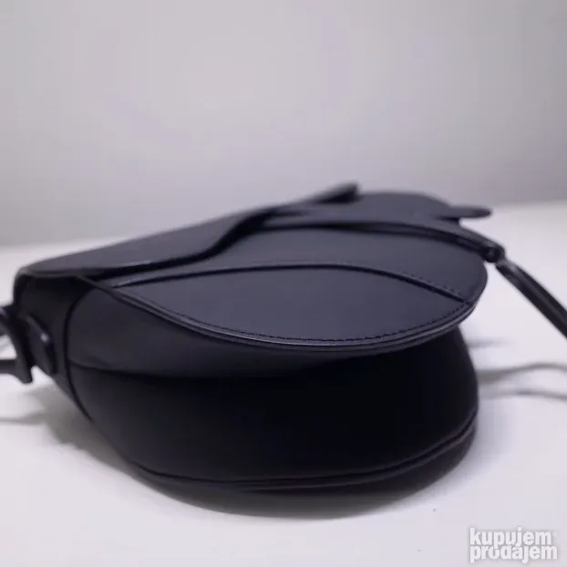 Christian Dior Saddle Bag all black - t.me/edluxuryladies
