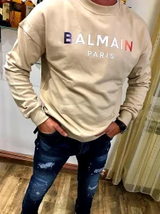 Muski Balmain krem duks velicine M, L