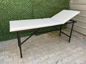 Kozmeticki krevet sto za obrve trepavice depilaciju belo-crn