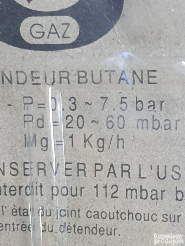 Regulator pritiska za plin BRIFFAULT