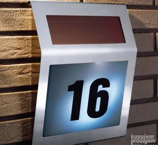 Solarni LED kucni broj - Kucni broj Led solarni kucni broj