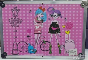 Metalni kofer za art set 145 stavki za crtanje i bojenje