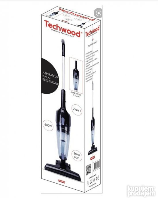 Usisivač 2u1 600W Techwood TAB-636