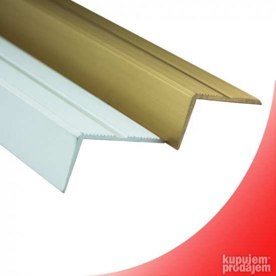 Aluminijumska lajsna za stepenište i laminat STA-40